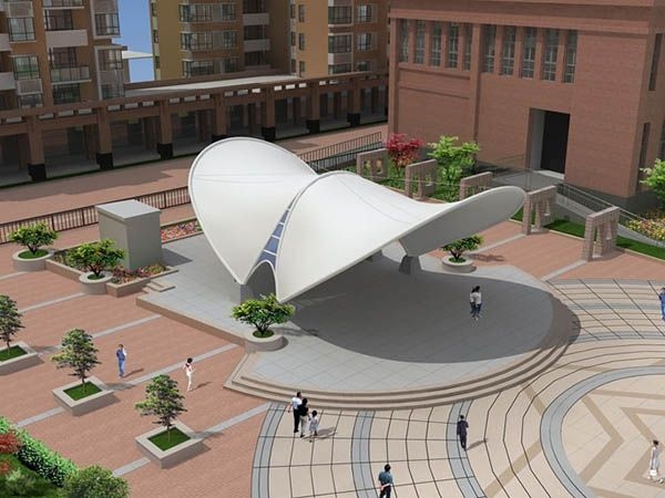 膜结构建筑广场