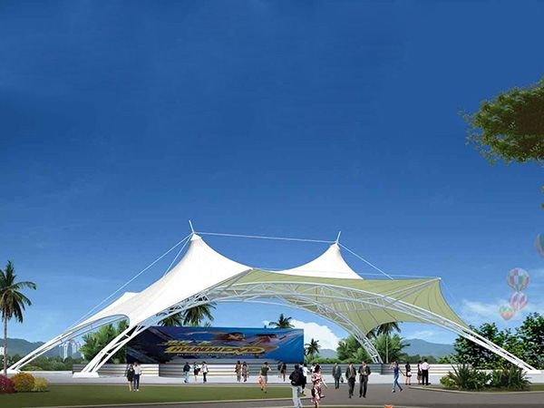 膜结构建筑广场